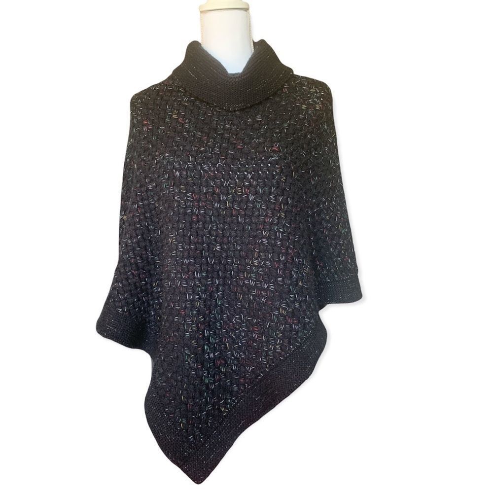 Steve Madden Cowl Neck Shawl Poncho